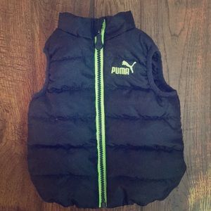 Puma boys puffer vest